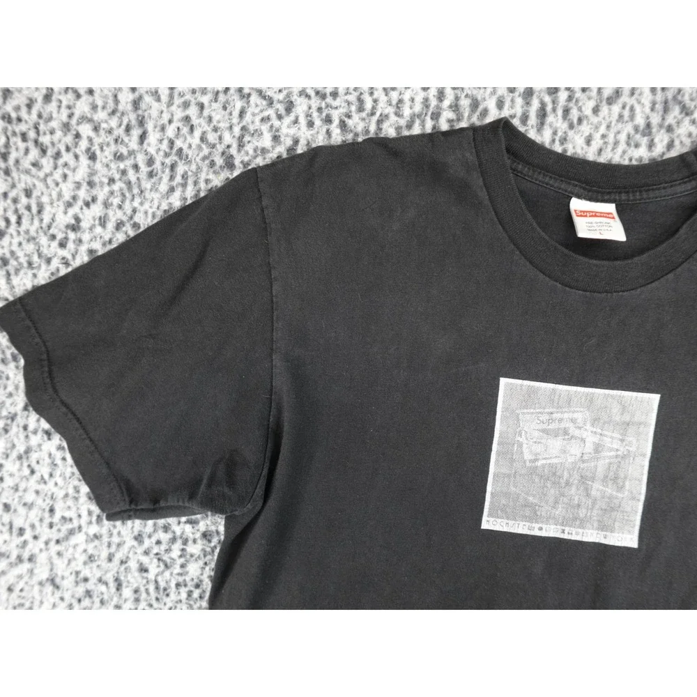 Supreme Hochute New York Graphic T-Shirt Mens Large Black Made‎ in USA L